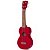 Ukulele Soprano Natural Vermelho Transparente - Série Kahiko - Imagem 3