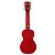 Ukulele Soprano Natural Vermelho Transparente - Série Kahiko - Imagem 5