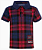 CAMISA POLO INFANTIL VERMELHA XADREZ ( 8-10 anos ) - Imagem 1