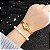 Relógio Dourado Feminino De Pulso Quartz Luxo Mini Pequeno - Imagem 7