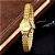 Relógio Dourado Feminino De Pulso Quartz Luxo Mini Pequeno - Imagem 6