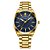 Relógio Masculino Curren Dourado Casual Luxo Analógico Inox - Imagem 1