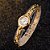 Relógio Feminino Dourado Mini Casual Quartz Pequeno De Luxo - Imagem 5