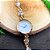 Relógio Feminino Dourado Quartz Pulseira Com Pedras E Strass - Imagem 3