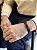 Pulseira Bracelete Masculina Couro Marrom Trançado Ajustável - Imagem 2