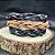 Pulseira Bracelete Masculina Preta Couro Trançado Ajustável - Imagem 9