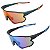 Kit 2 Óculos Bike Ciclismo Esportivo Beach Tennis Elleven Uv - Imagem 1