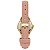 Relógio Feminino Condor Dourado Pequeno Kit Colar E Brincos - Imagem 3
