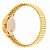 Relógio Feminino Condor Dourado Pequeno Kit Colar E Brincos - Imagem 6