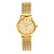 Relógio Feminino Condor Dourado Analógico Casual Mesh Luxo - Imagem 1
