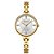 Relógio De Pulso Feminino Dourado Curren Pulseira Metálica - Imagem 2