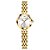 Relógio Feminino Elegante De Pulso Analógico Quartz Dourado - Imagem 1