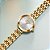 Relógio Feminino Elegante De Pulso Analógico Quartz Dourado - Imagem 2