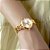 Relógio Feminino Elegante De Pulso Analógico Quartz Dourado - Imagem 6