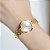 Relógio Feminino Elegante De Pulso Analógico Quartz Dourado - Imagem 7