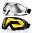 Kit 2 Óculos Snowboard Kitesurf Esqui Visão Noturna Uv400 - Imagem 1