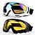 Kit 2 Óculos Neve Esqui Snowboard Kitesurf Motocross Uv400 - Imagem 1
