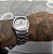 Relógio Prateado Analógico Masculino Casual Aço Inox Luxo - Imagem 4