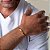 Pulseira Bracelete Dourada Em Aço Inoxidável Lisa Premium - Imagem 3