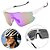 Óculos De Sol Pace Corrida Bike Beach Cristal Uv + Clip Grau - Imagem 1