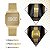 Relógio Euro Feminino Fashion Fit Reflexos Dourado Digital - Imagem 4