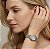 Relógio Prata Feminino De Pulso Quartz Luxo Mini Pequeno - Imagem 3