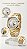 Relógio Feminino Dourado Luxo Condor Disney Mickey Mouse - Imagem 4