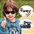 Óculos de Sol Infantil Pendulari Kids Preto Polarizado Proteção UV400 - Imagem 1