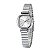 Relógio Feminino Prata Analógico Quadrado Social Mini Inox - Imagem 2