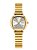 Relógio Feminino Dourado Analógico Quadrado Social Mini Inox - Imagem 2