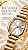 Relógio Feminino Dourado Analógico Quadrado Social Mini Inox - Imagem 4