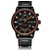Relógio Masculino Original Curren Pulseira De Couro Aço Inox - Imagem 6