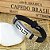 Pulseira Masculina Preta Silicone Aço Inoxidável Ajustável - Imagem 6
