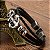 Pulseira Masculina Feminina Couro Âncora Navy Moda Bracelete - Imagem 11