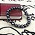 Pulseira Masculina De Bolinha Pedra Hematita 8mm Cor Chumbo - Imagem 3