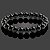 Pulseira Masculina De Bolinha Pedra Hematita 8mm Cor Chumbo - Imagem 3