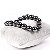 Pulseira Masculina De Bolinha Pedra Hematita 8mm Cor Chumbo - Imagem 1