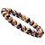 Pulseira De Bolinha Masculina Pedras Naturais Olho De Tigre - Imagem 9