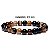 Pulseira De Bolinha Masculina Pedras Naturais Olho De Tigre - Imagem 12