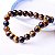 Pulseira De Bolinha Masculina Pedras Naturais Olho De Tigre - Imagem 7