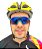 Óculos De Sol Esportivo Masculino Feminino Ciclismo Mtb Azul - Imagem 5