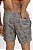 Short Tactel Cinza Praia Marrom - Imagem 4