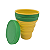 COPO RETRÁTIL MENOS1LIXO VERDE E AMARELO - Imagem 3