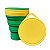 COPO RETRÁTIL MENOS1LIXO VERDE E AMARELO - Imagem 1
