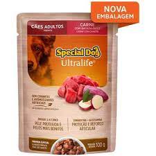 Sachê Special Dog Ultralife Para Cães Adulto Carne com Batata-Doce - 100g - Imagem 2