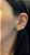 Brinco Ear Cuff Pedraria Quadrada - Imagem 2
