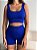 Crop-Top Seamless Royal Blue - Imagem 2