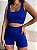 Crop-Top Seamless Royal Blue - Imagem 5
