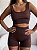 Crop-Top Seamless Chocolate - Imagem 3