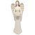 Anjo Decorativo Nude de Resina com Castical 29 cm - Imagem 2